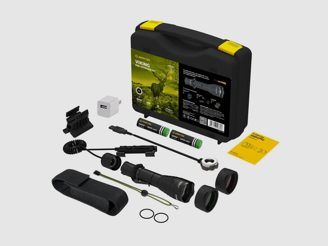 Armytek Viking Pro Magnet USB Extended Set White, Bild 1 von 6