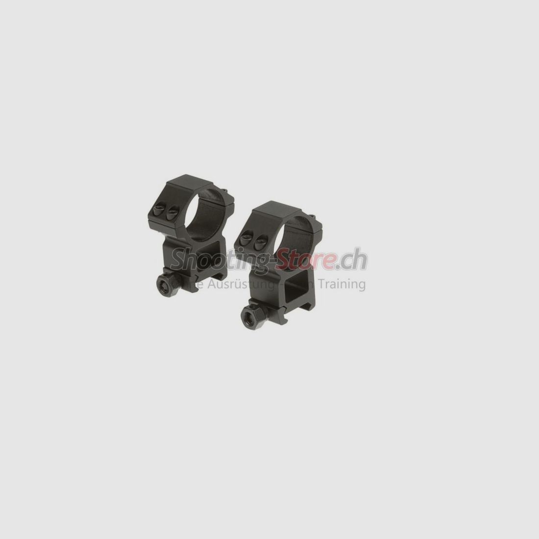 Leapers Anelli di Montaggio 30mm Alti Neri
