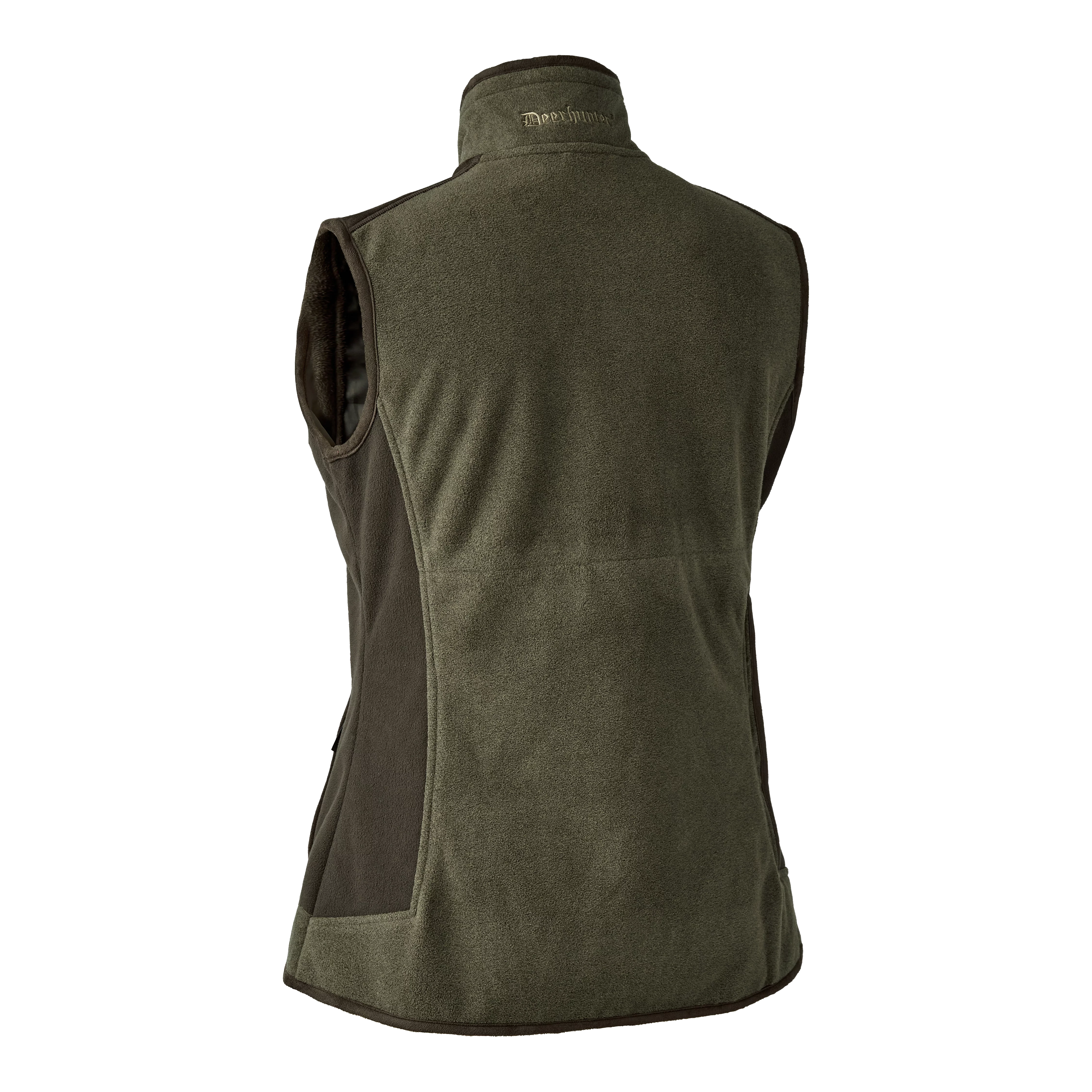 Lady Pam gilet in pile bonded - Graphite Green Melange, immagine 5 di 5