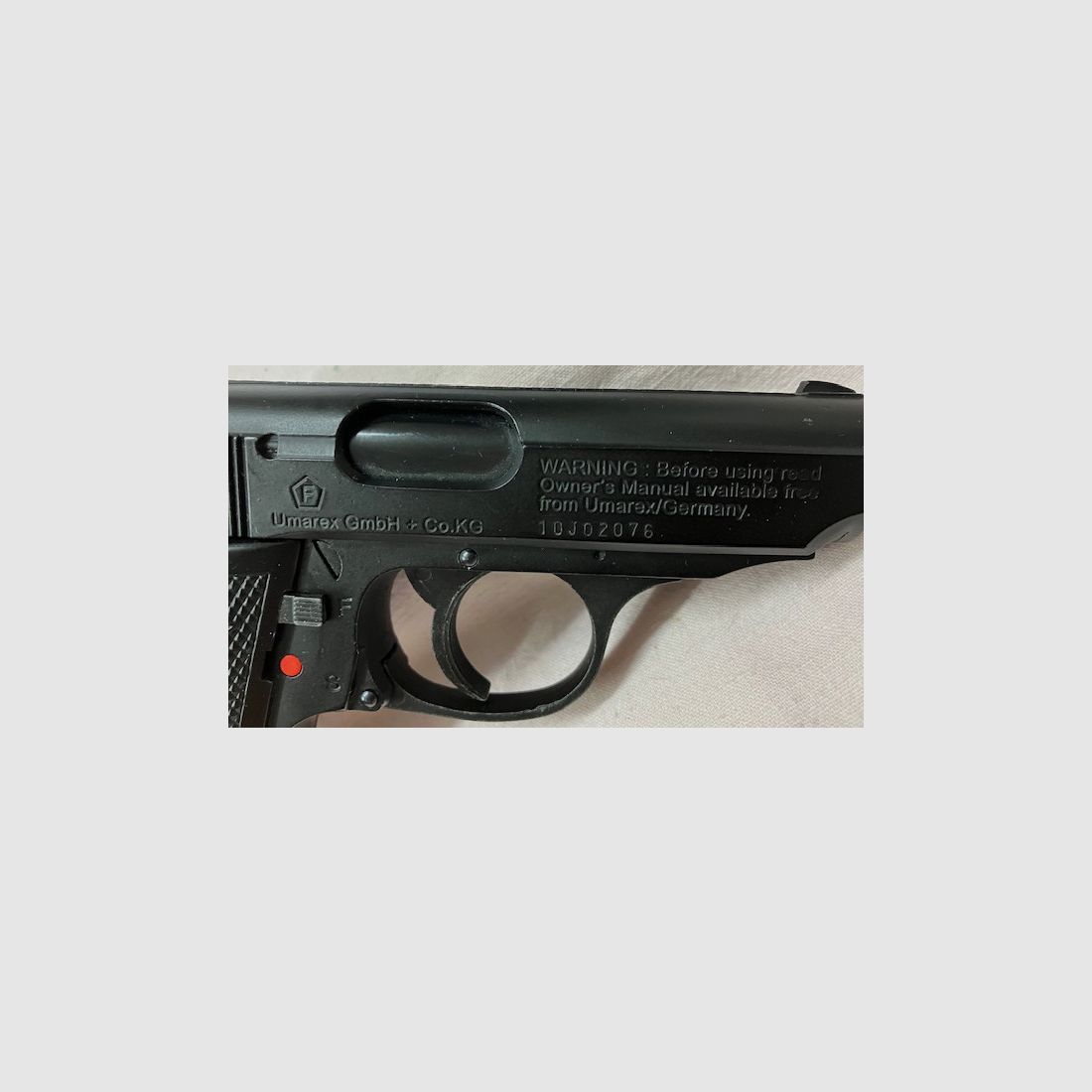 Carl Walther Co2 Luftpistole Mod. PPK/S, cal. 4,5 mm 