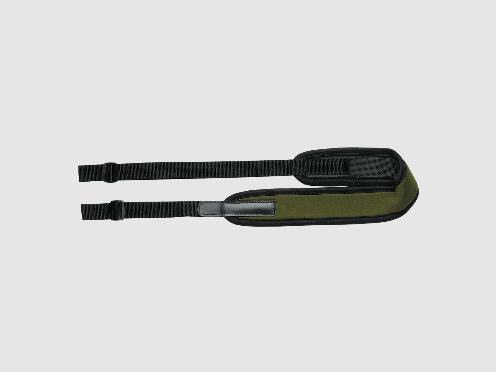 Gewehrriemen für Jagdgewehr Neopren grün, Breite 60 mm