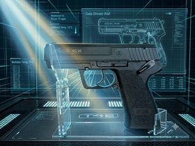 Röhm RG 96 Schreckschuss Pistole brüniert