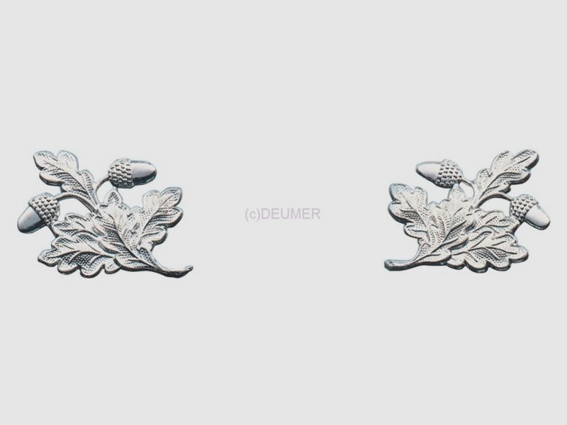 Eichenlaub mit Splint vergoldet 05696