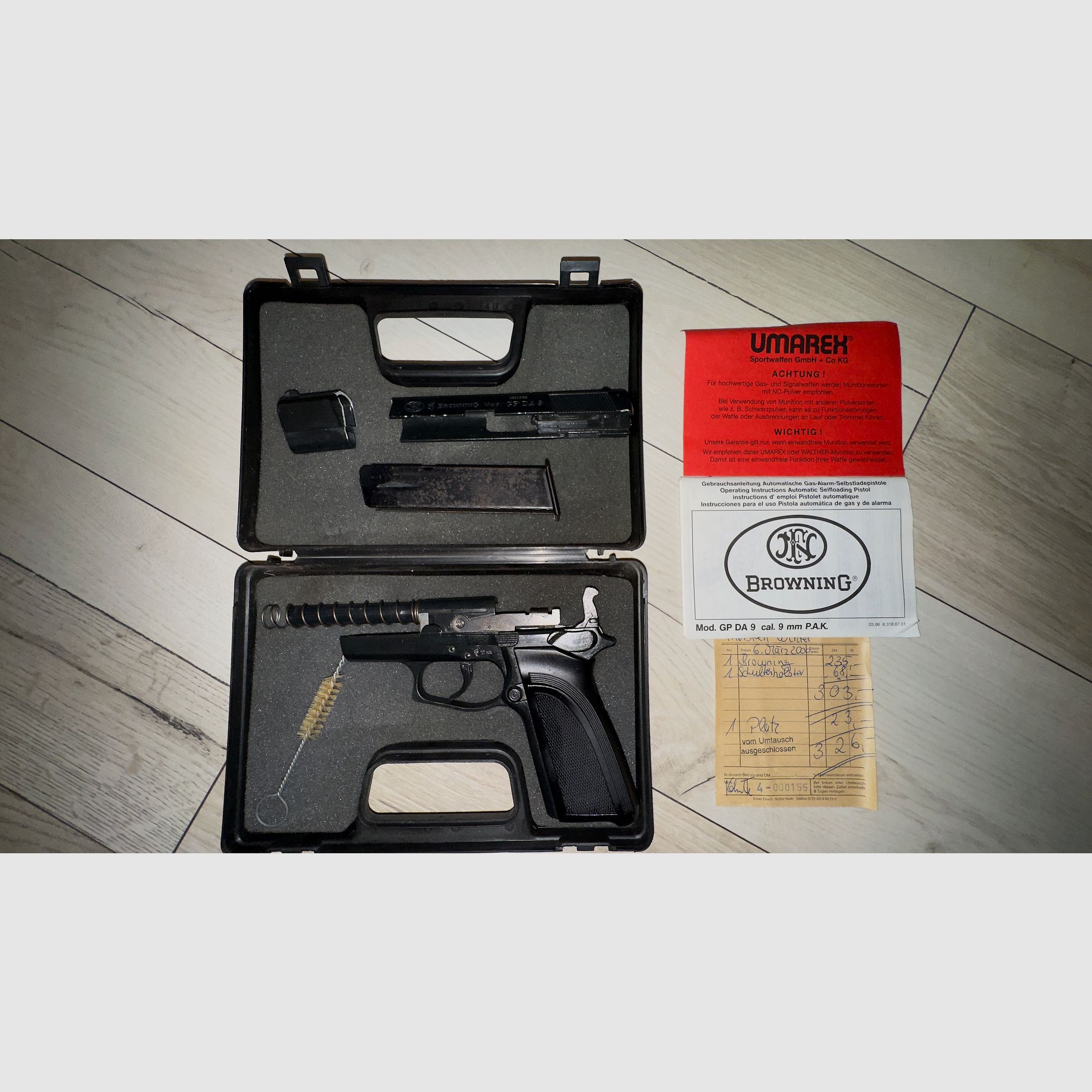 Browning GPDA 9 9mm P.A.K. Defective/Spare Parts Warehouse