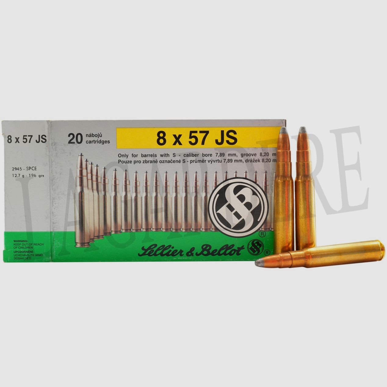 SELLIER&BELLOT SPCE 196 GRS (cartuccia con proiettile)