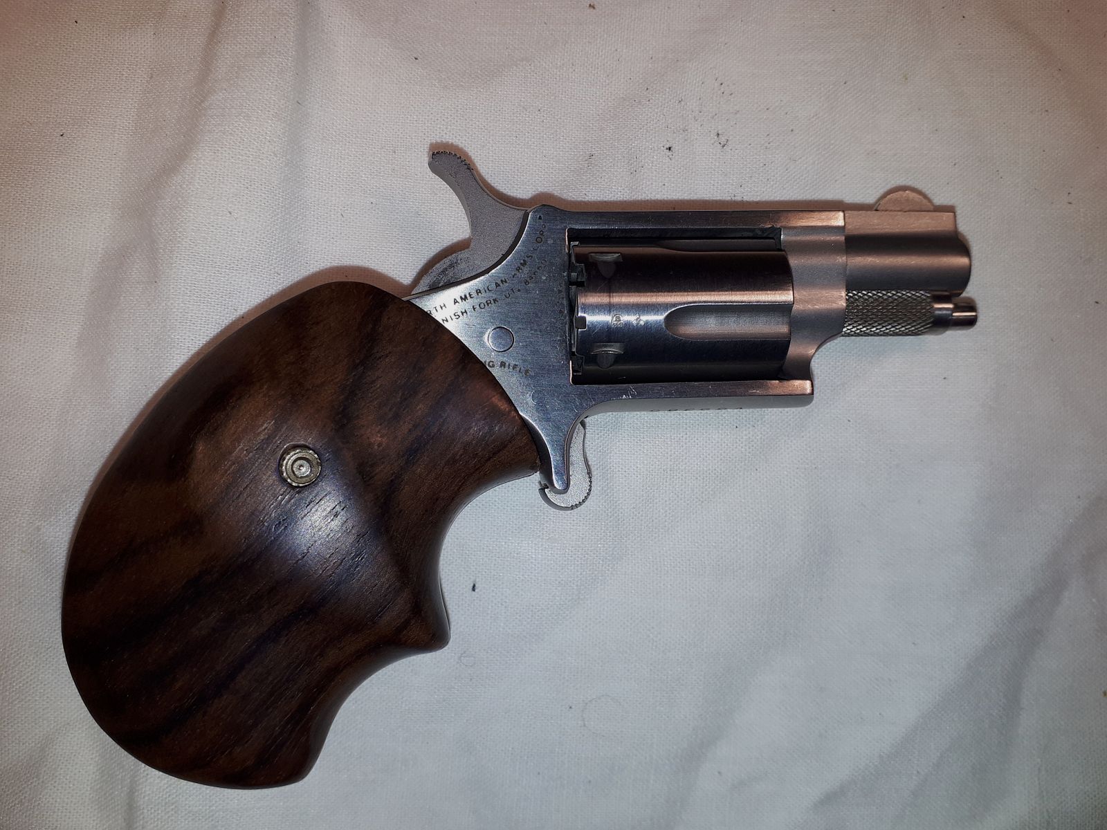 North American Arms Minirevolver in het kaliber .22 lr.