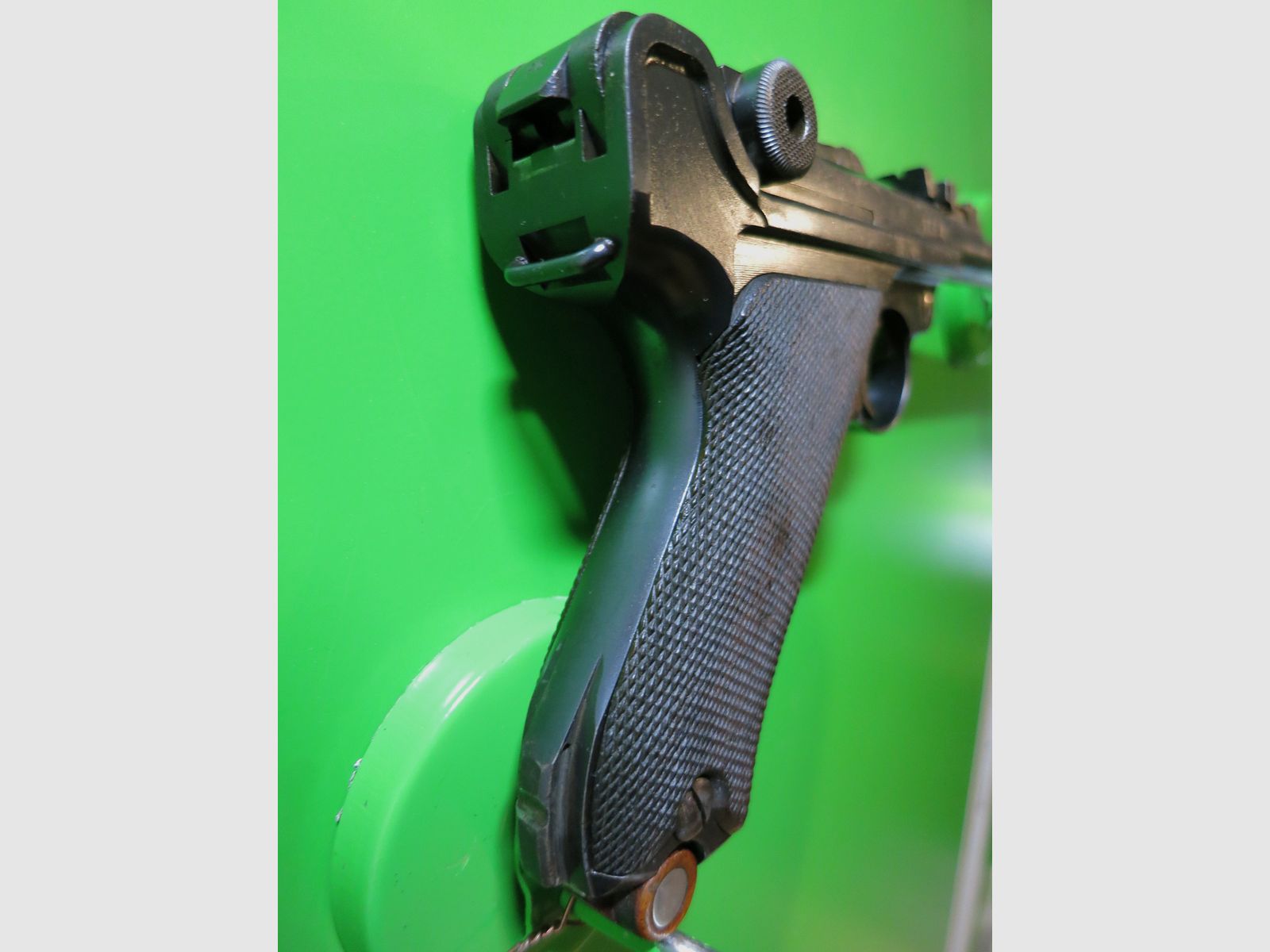 Deutsche Waffen- und Munitionsfabriken (DWM) 1915 , lange Pistole 08 P08, Ari P08 (Artillerie), 9 mm Luger     #61-