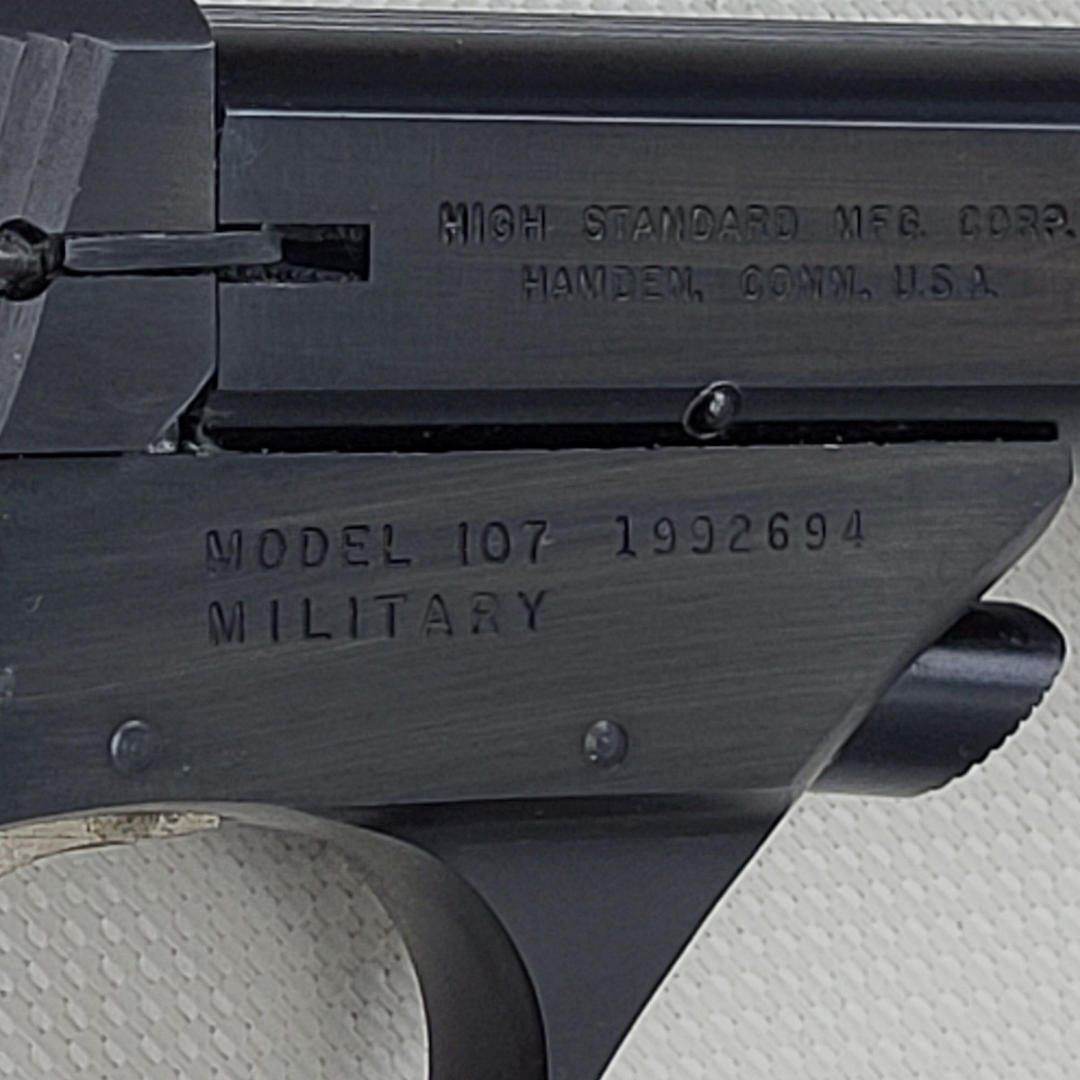 High Standard 107 Trophy Military