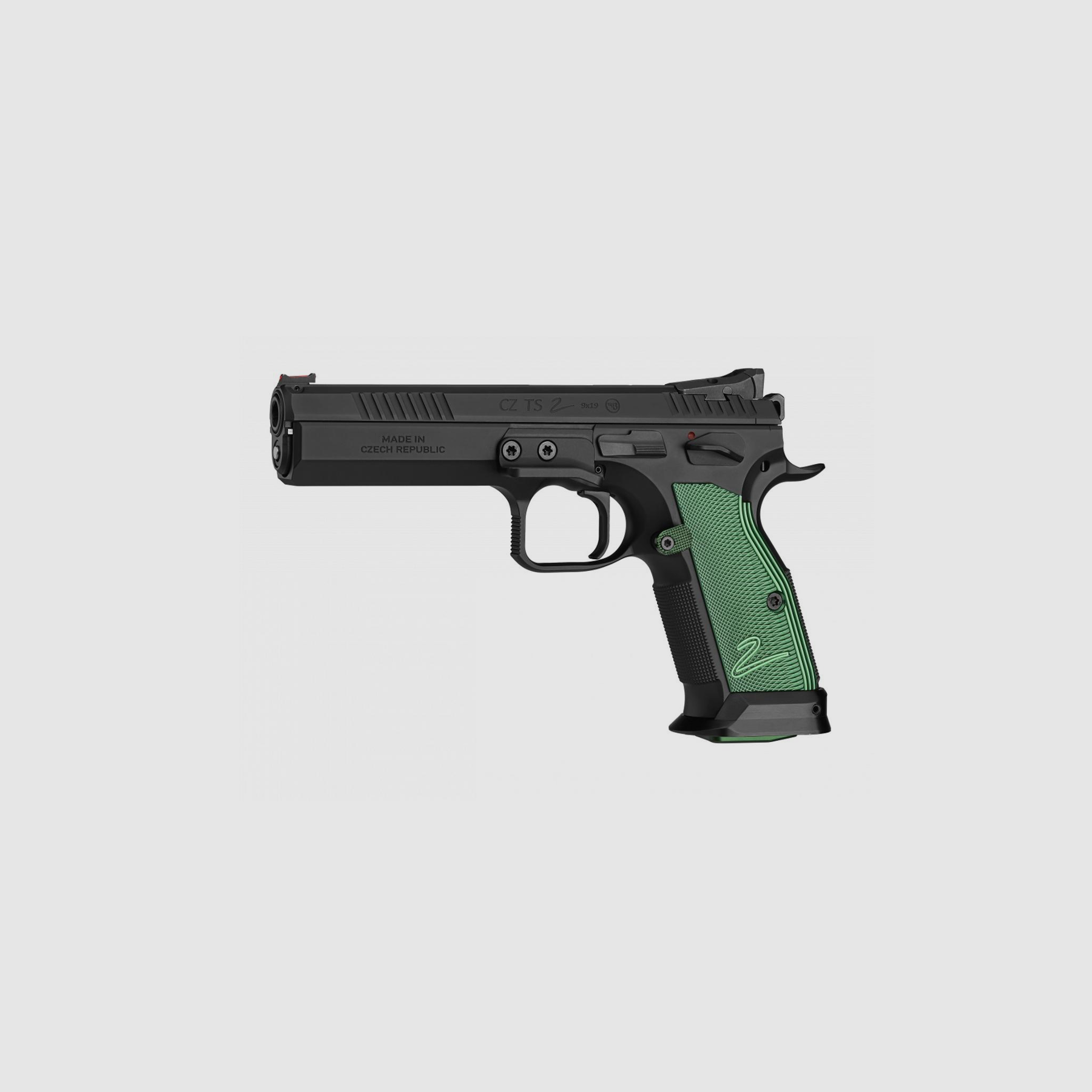 CZ TS2 Racing Green Pistole Kal. 9×19 mm, Bild 1 von 3