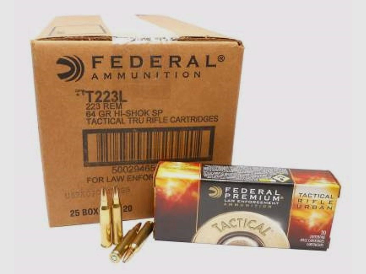 Federal TRU (Tactical Rifle Urban) .223 Rem. 64GR SP 20 cartouches