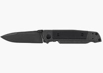 Walther Q5 Steel Frame Blackwash Plain Nóż Składany