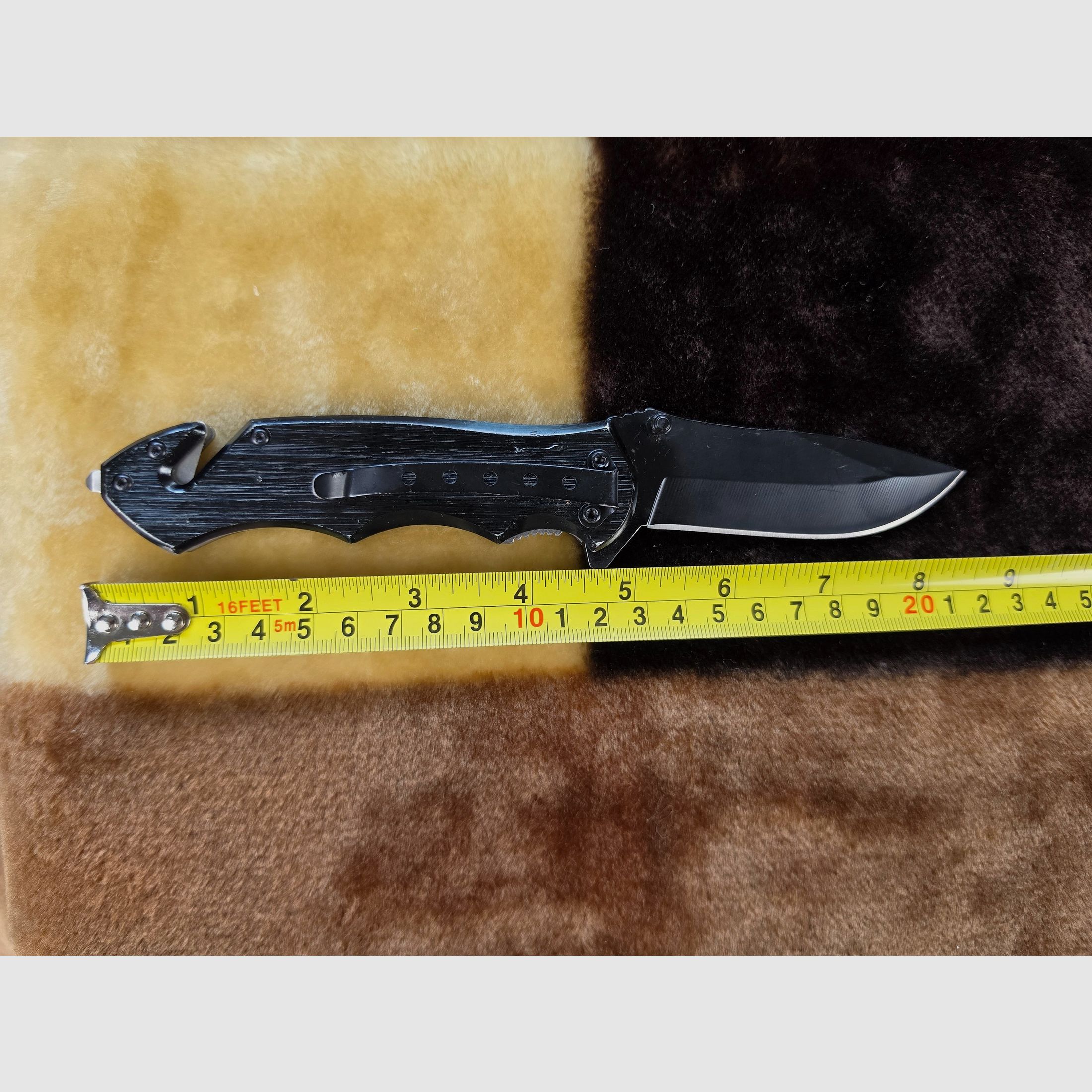 Smith & Wesson ExtremeOps Taktisches Feuerwehr-Rettungsmesser mit Gurtschneider & Glasbrecher, Bild 4 von 5