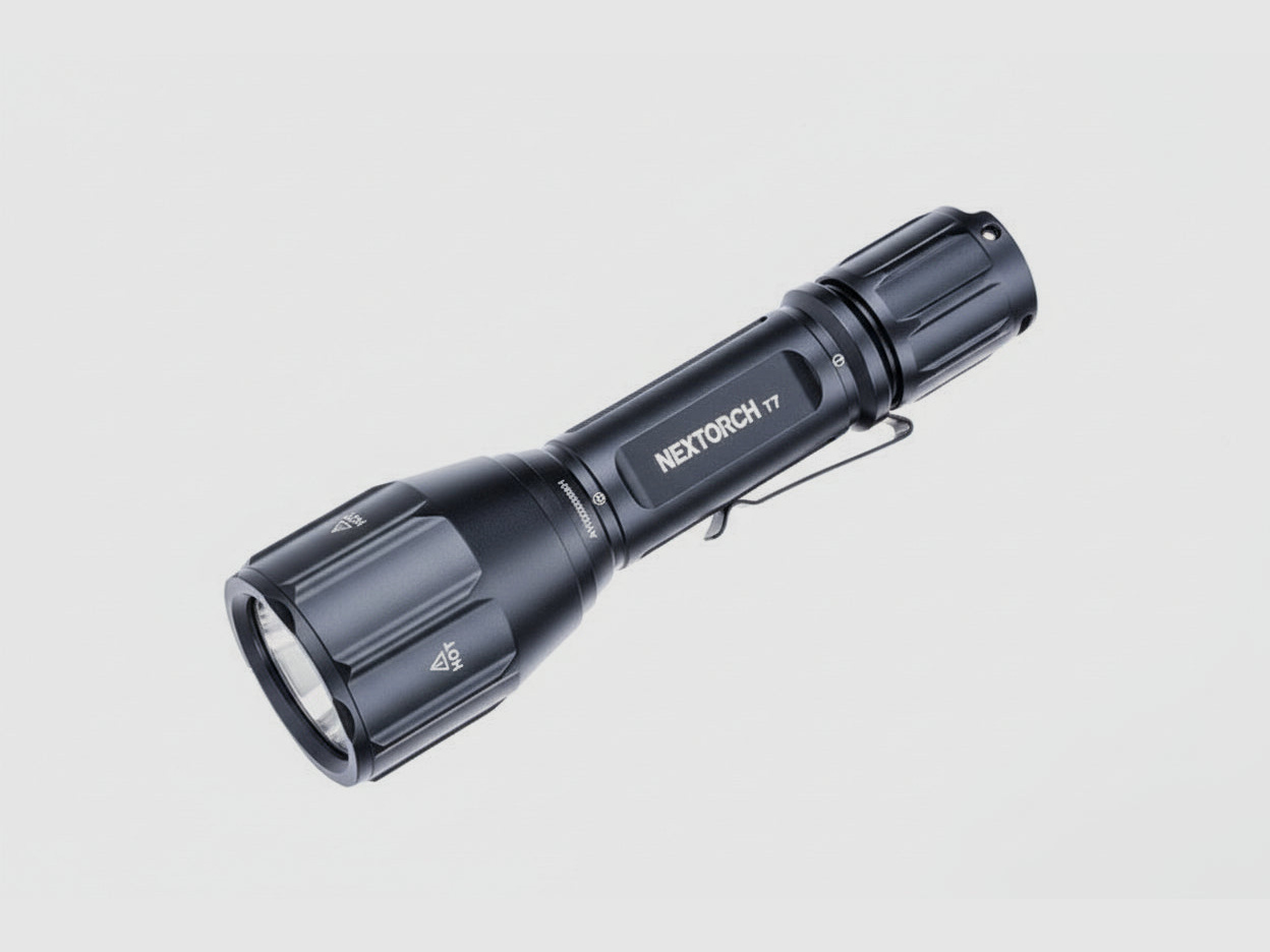 NEXTORCH T7 V2.0 SET Lampe de Poche de Chasse – Portée de 420 m incl. Support et Interrupteur à Câble