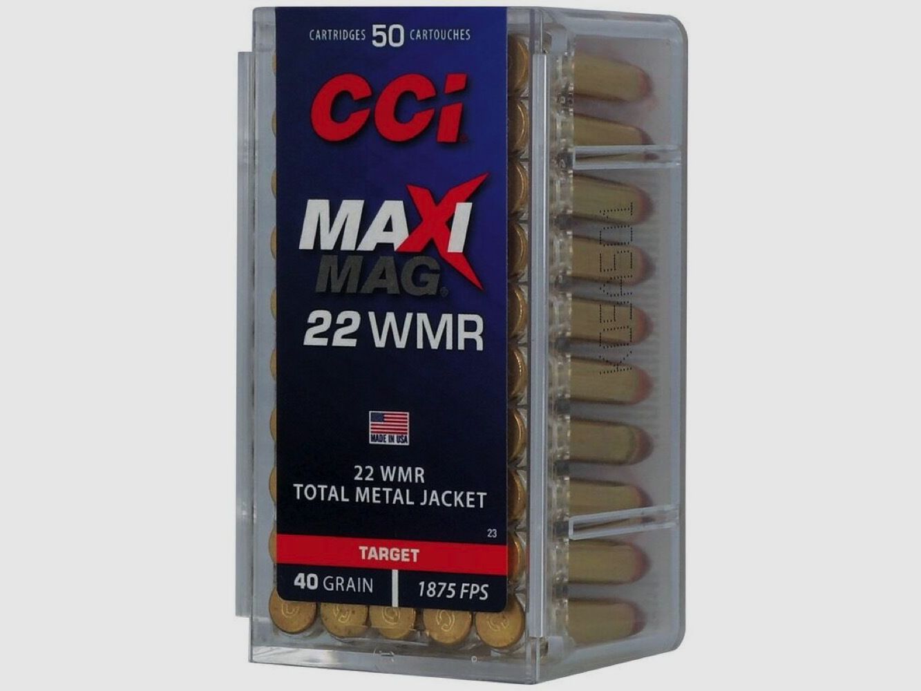 CCI Maxi-Mag TMJ 40grs 50St .22wmr