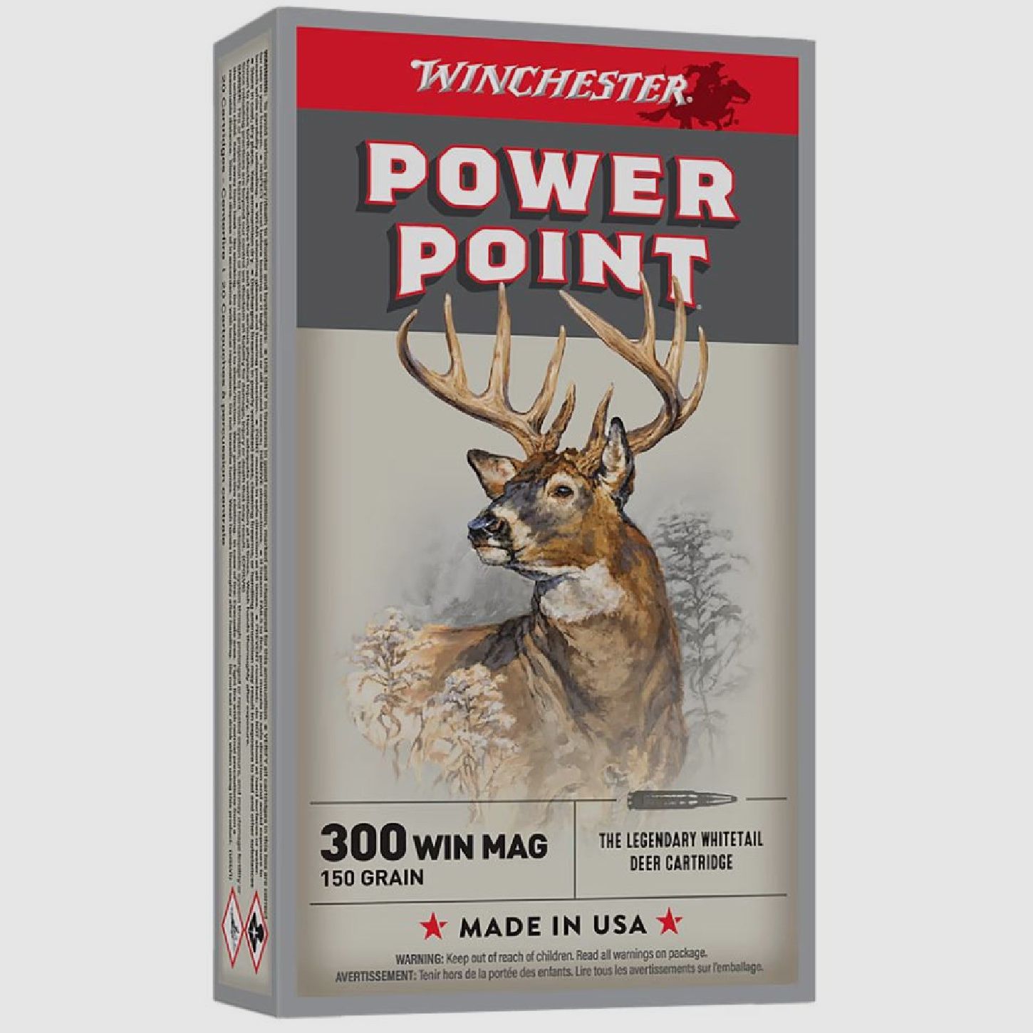 WINCHESTER PATRONEN 300 WIN MA 150GR