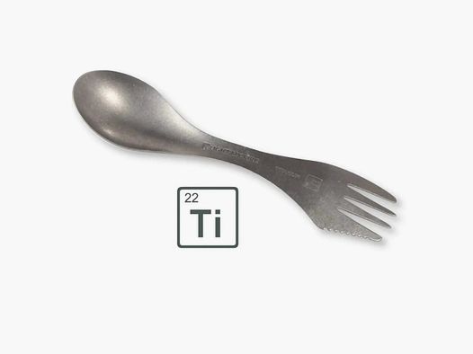 Light My Fire Light My Fire Light my Fire Göffel Spork Titan silberfarben