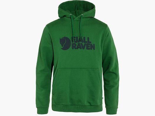 Fjällräven Herrenhoodie Logo Palm Grün L