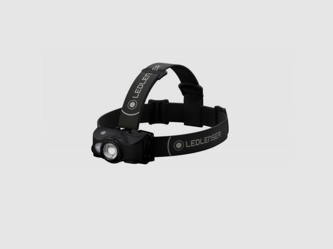 LEDLENSER MH8 Zaklamp Zwart/Zwart, afbeelding 1 van 8