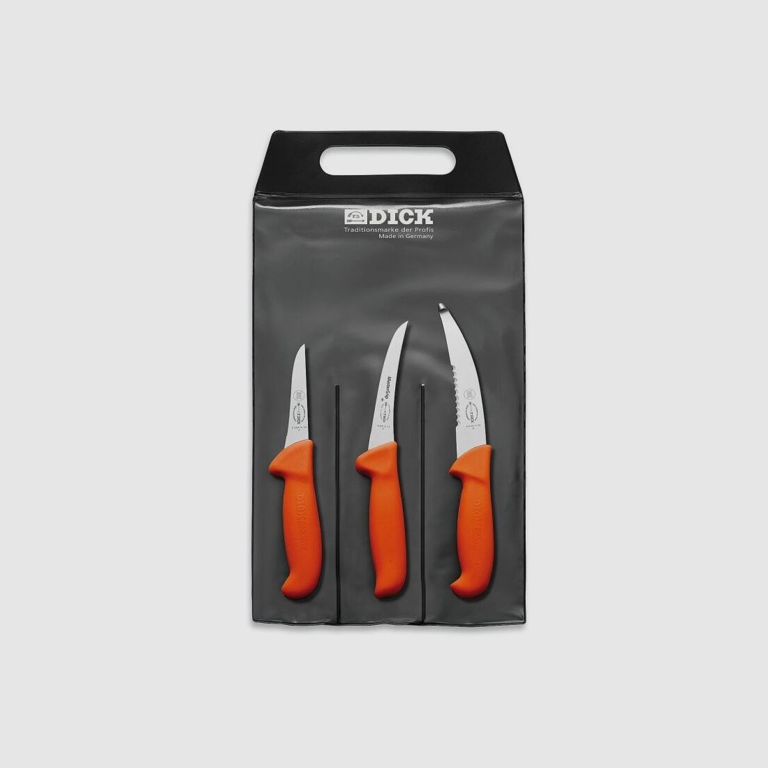 Dick Outdoor Messer-Set 3tlg. Ergogrip Orange