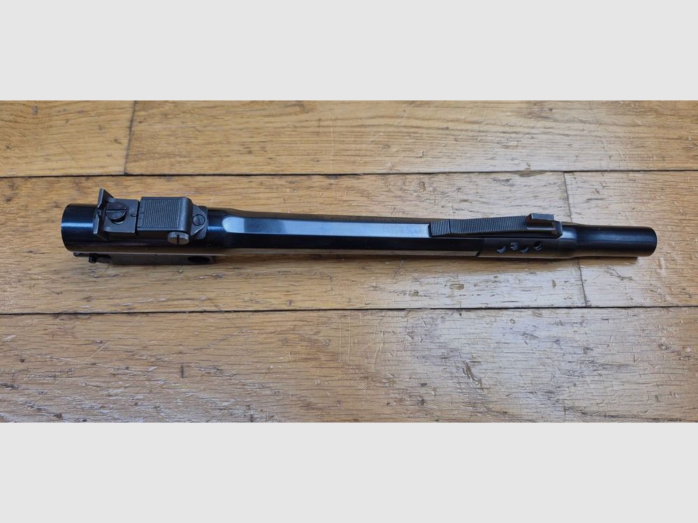 Bellissimo canna per Pistol Thompson Center – Modello Contender – Canna da 8 pollici – Calibro raro 45 Long Colt / 45LC E calibro 410! – Armi di Rochester – Superba canna ottagonale con splendide rigature – Bluing 100% – Bellissimo pezzo per allenamento, precisione e …. divertimento! – TBE++, immagine 13 di 23