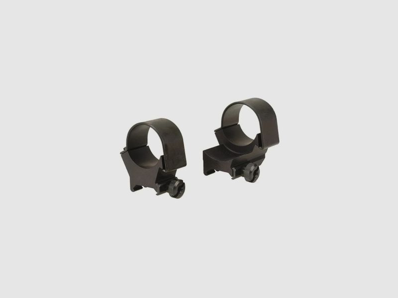 Weaver Top-Mount Weaver-Style Ringe (1 extended) matt schwarz 30mm high, BH 12,7mm