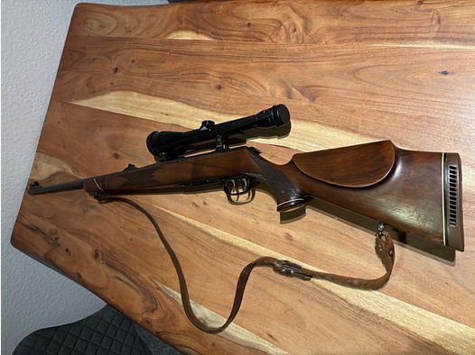 Krico repeater 7x64 including 2 magazines with optics in best condition