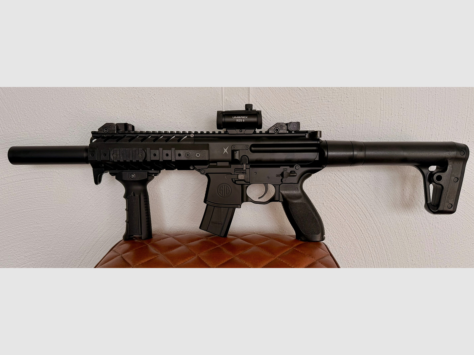 <SIG SAUER MPX Co2 rifle black 4.5 mm diabolo>