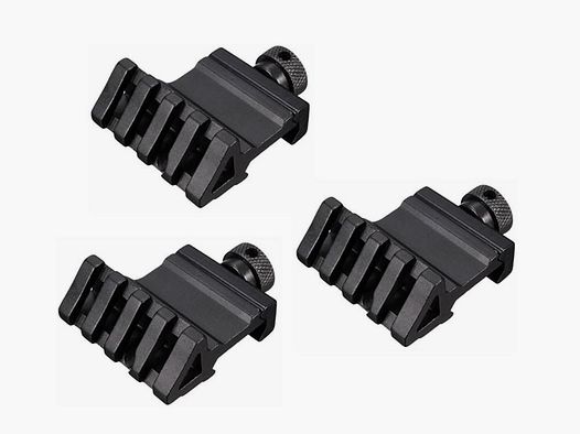 4 pezzi - guida Picatinny a 45 gradi con 4 slot ciascuna (NUOVO)
