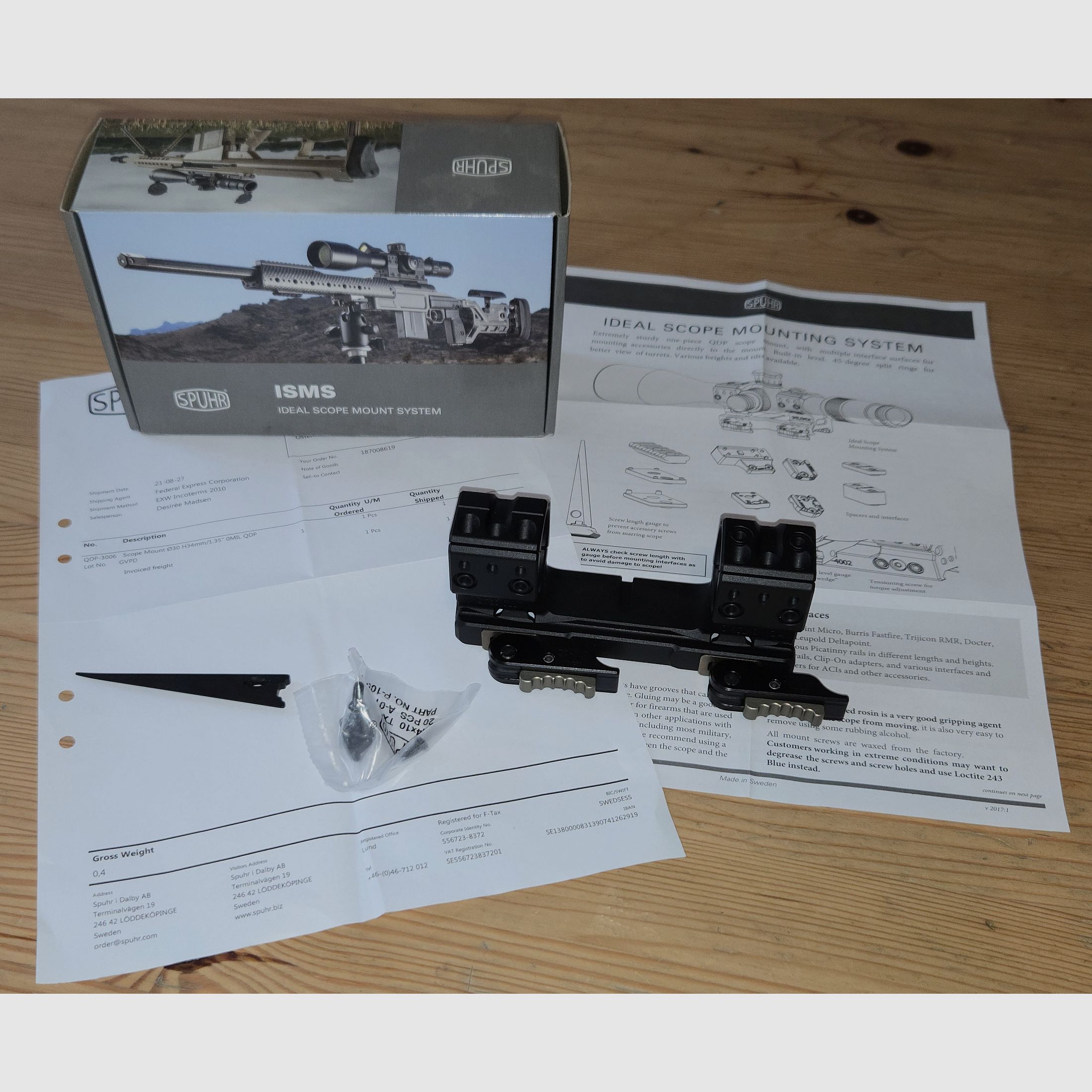 Picatinny scope mount Spuhr