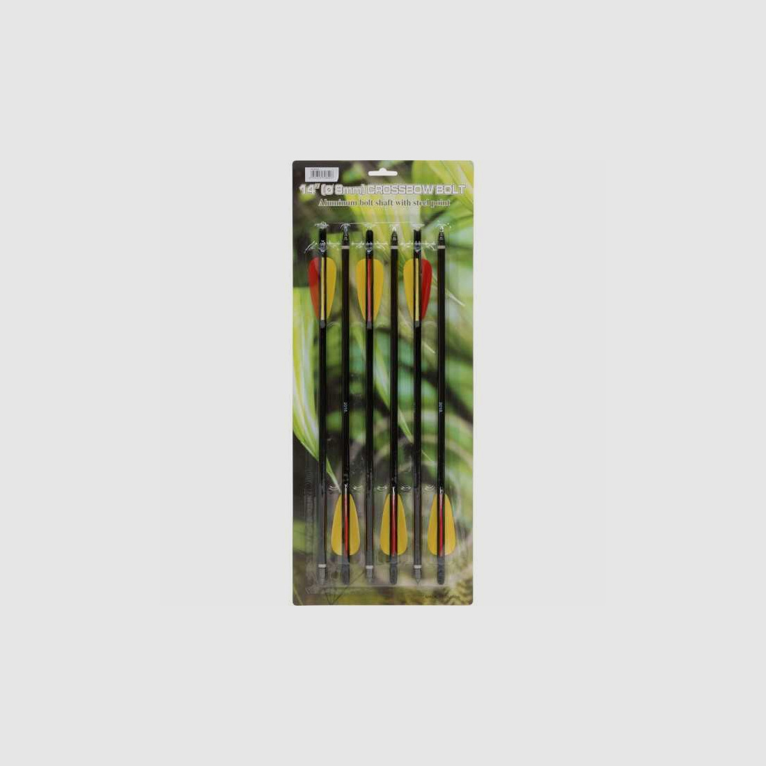 Ersatzpfeile für Armbrustgewehr 14" 6-er Pack Aluminium