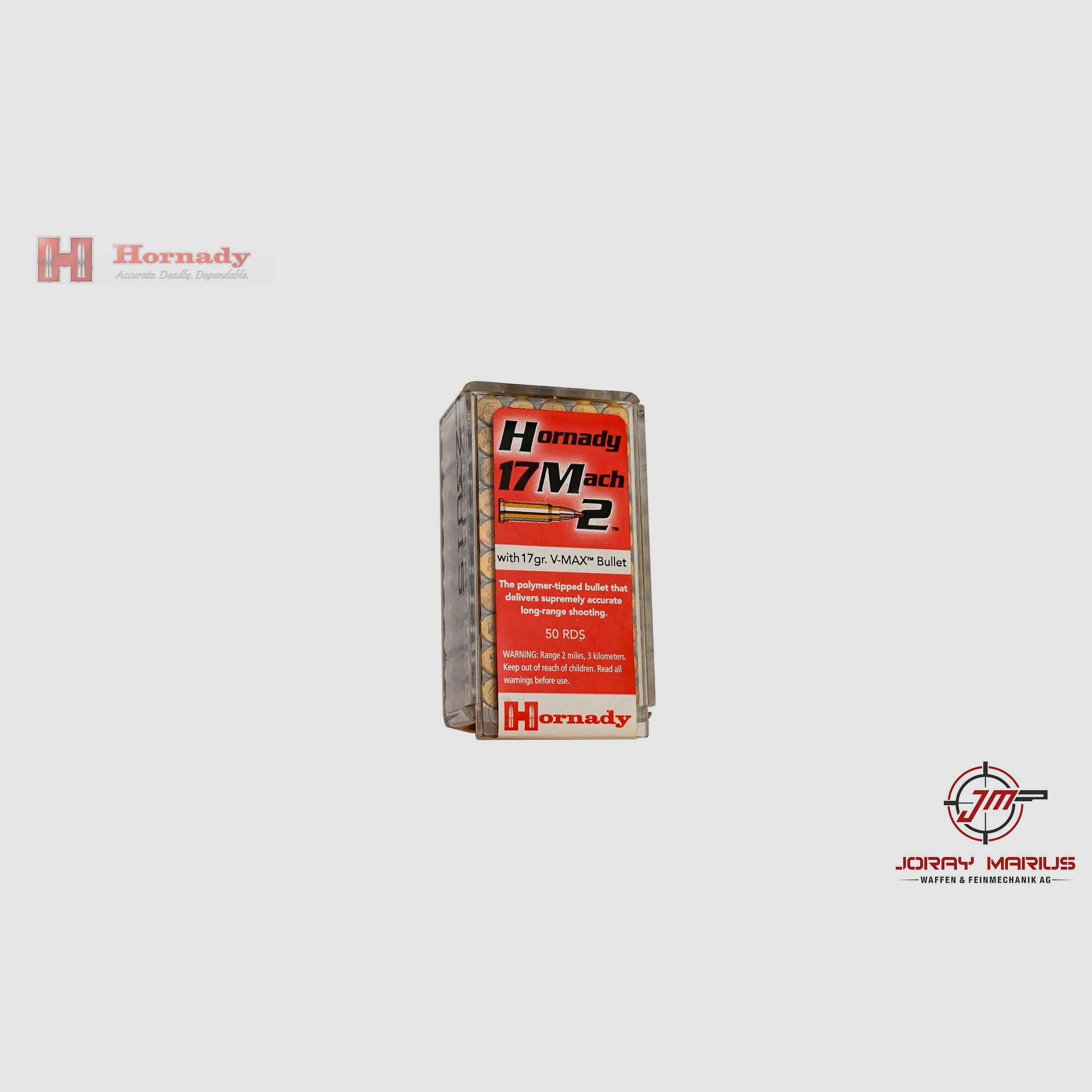 .17 Mach 2 Hornady 17gr V-Max