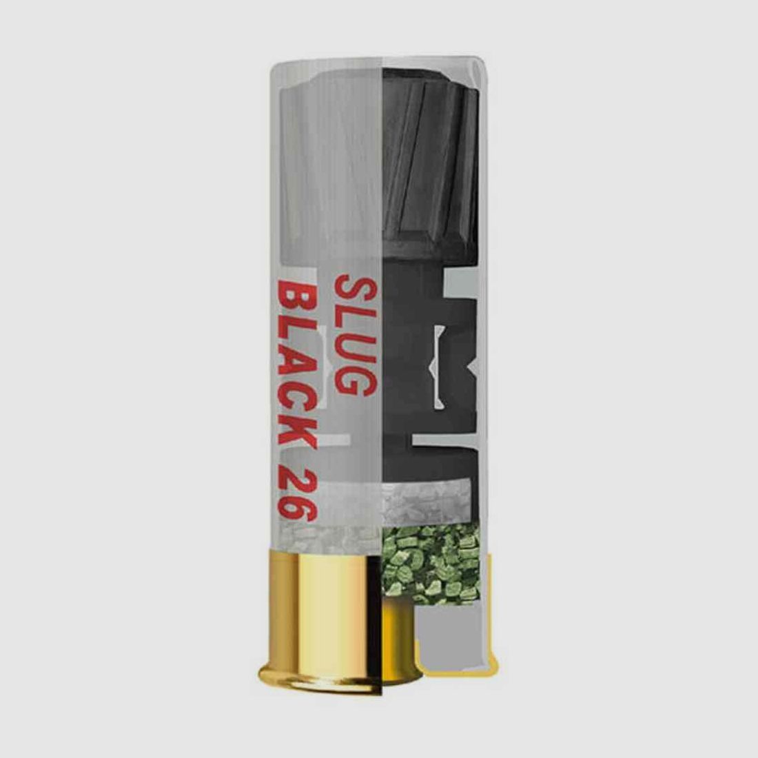 GECO COATED COMPETITION SLUG BLACK 26 g 12/67,5 25 pièces, image 2 sur 2