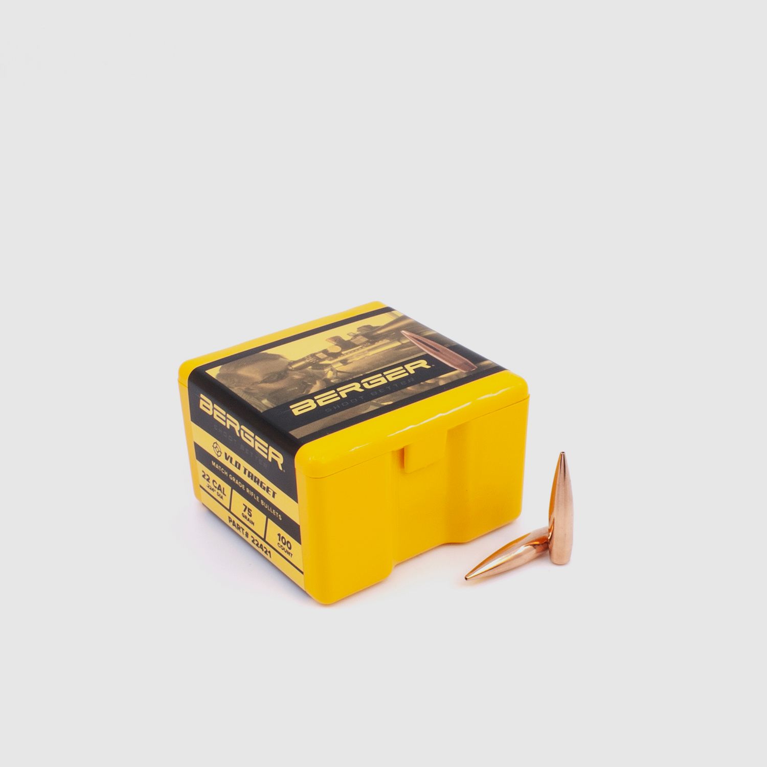 Berger Geschoss .22 VLD Target 75GR 100 Stück