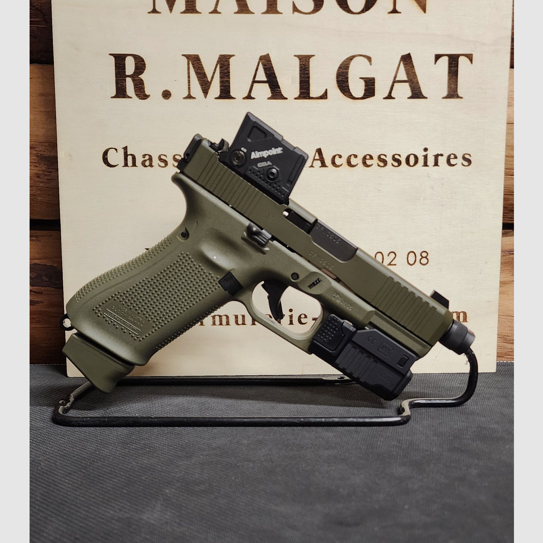 GLOCK 45 Gen5 FS MOS Fileté A-CUT Aimpoint COA GTL II Combo « Edition Hunter ODG » cal.9×19 (auf Bestellung), Bild 9 von 11