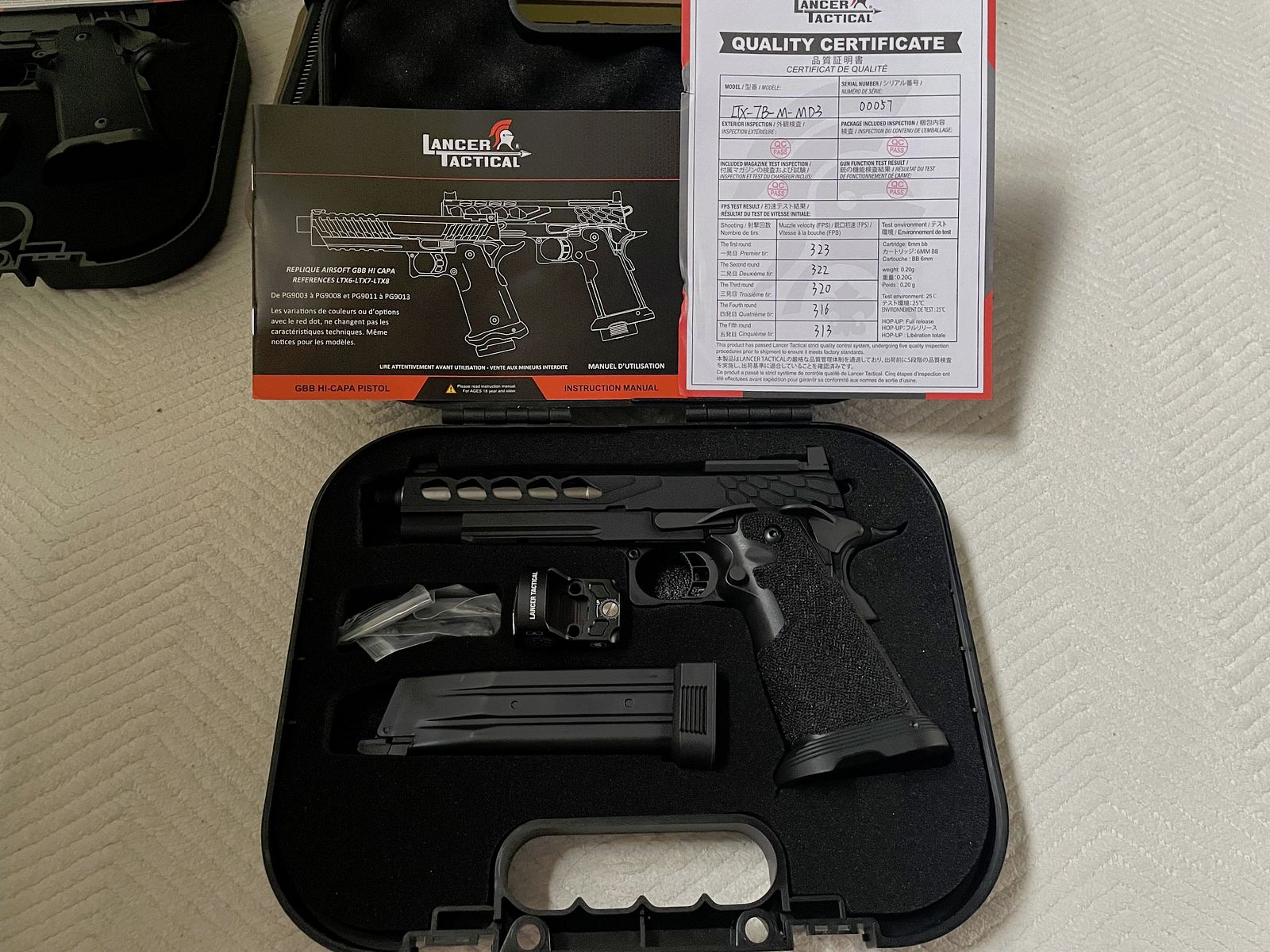 Lancer LTX-7B Stryk RMR Hi-Capa GBB