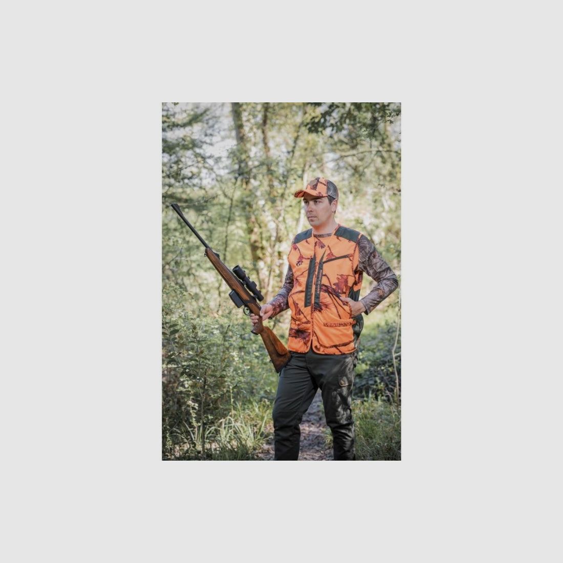 Gilet de traque Somlys Spirit Traque Camo Blaze, image 2 sur 5