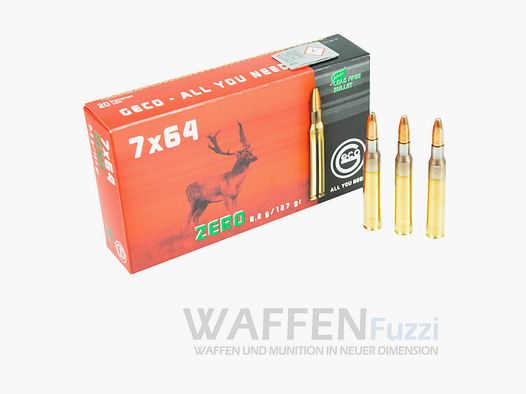 Geco Zero Büchsenpatronen Kaliber 7x64 bleifrei