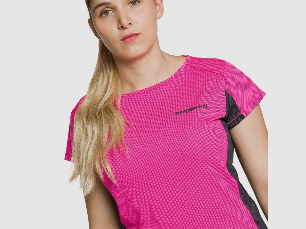Trangoworld T-SHIRT RUENTE ROSA/ANTRACITA, Bild 4 von 4