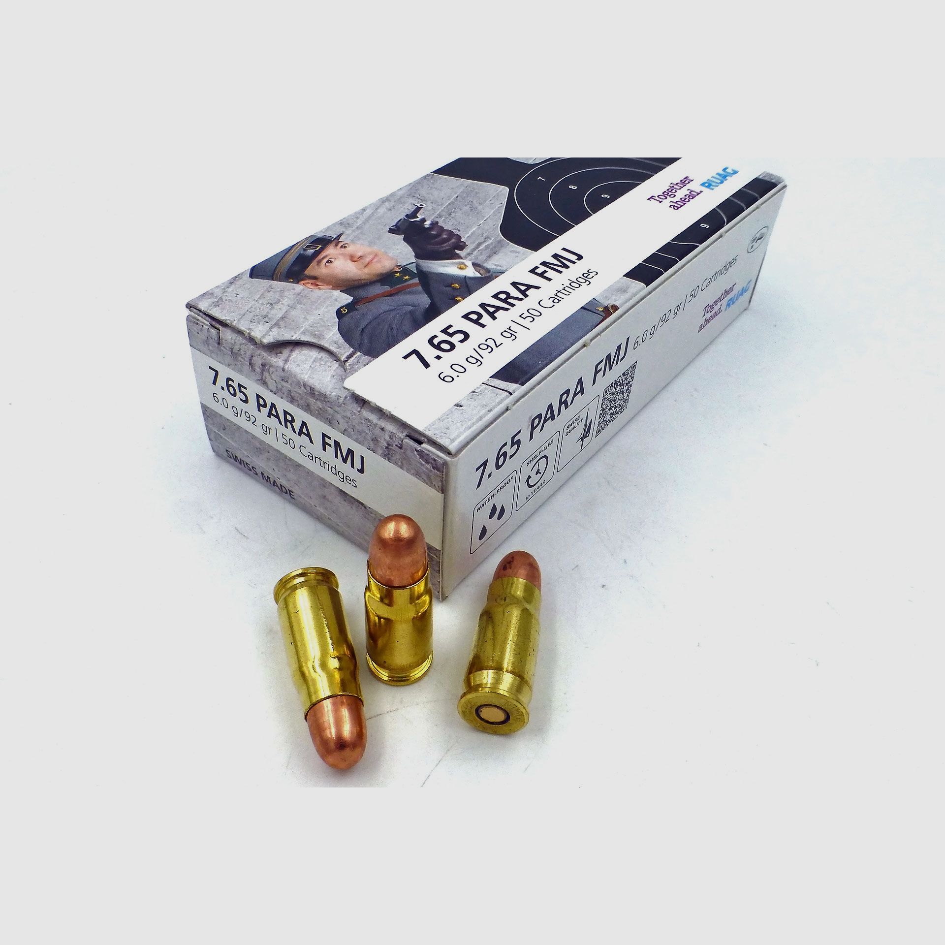 RUAG Patronen 7.65Para