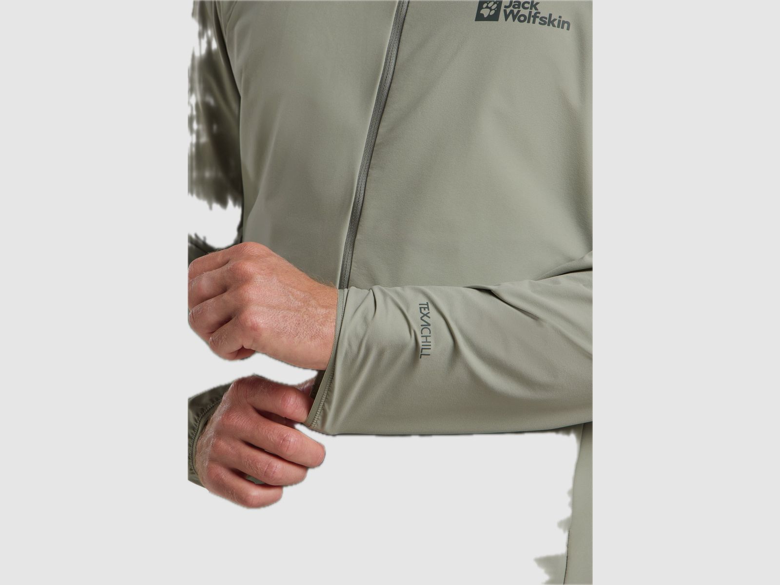 JACK WOLFSKIN Prelight Stride Jkt M Mint Leaf