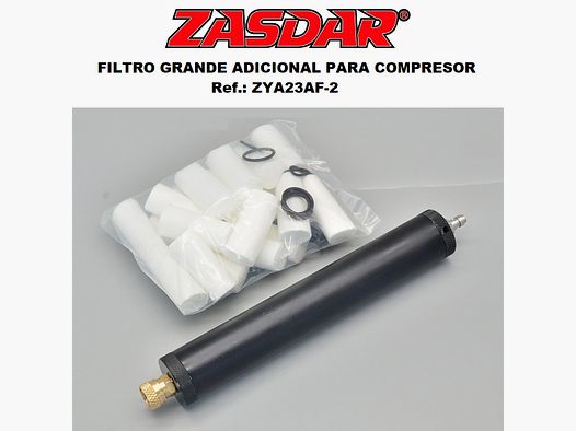 Großer Luftfilter mit Öseparator 320x35mm