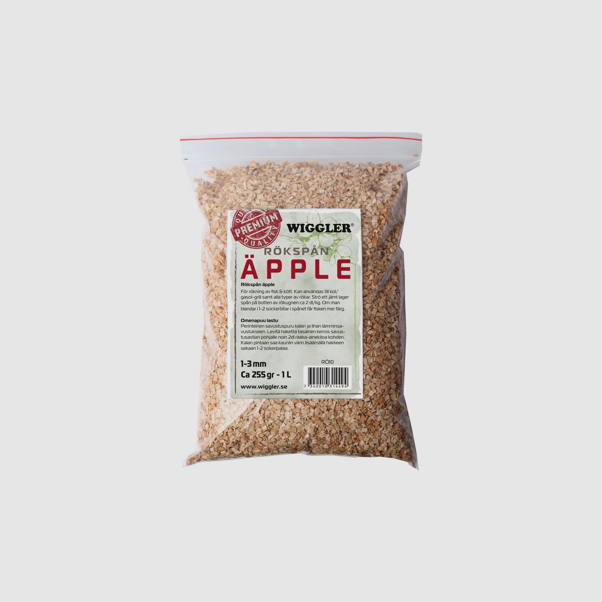 Wiggler Chips de Ahumado Manzana 255g