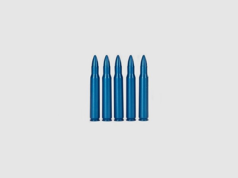 5 Pufferpatronen 30-06 blau