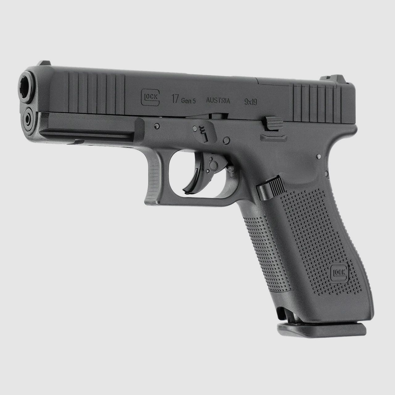 CO2 Softair Pistole Glock 17 Gen5 MOS Blow Back Metallschlitten Kaliber 6 mm BB (P18)