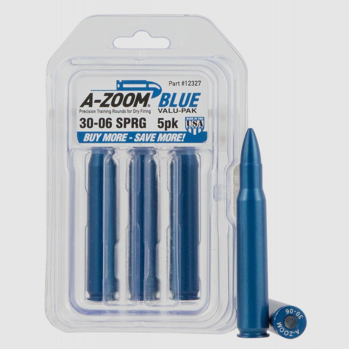 A-Zoom Pufferpatrone Aluminium eloxiert .30-06 Sprg. 5 Stück
