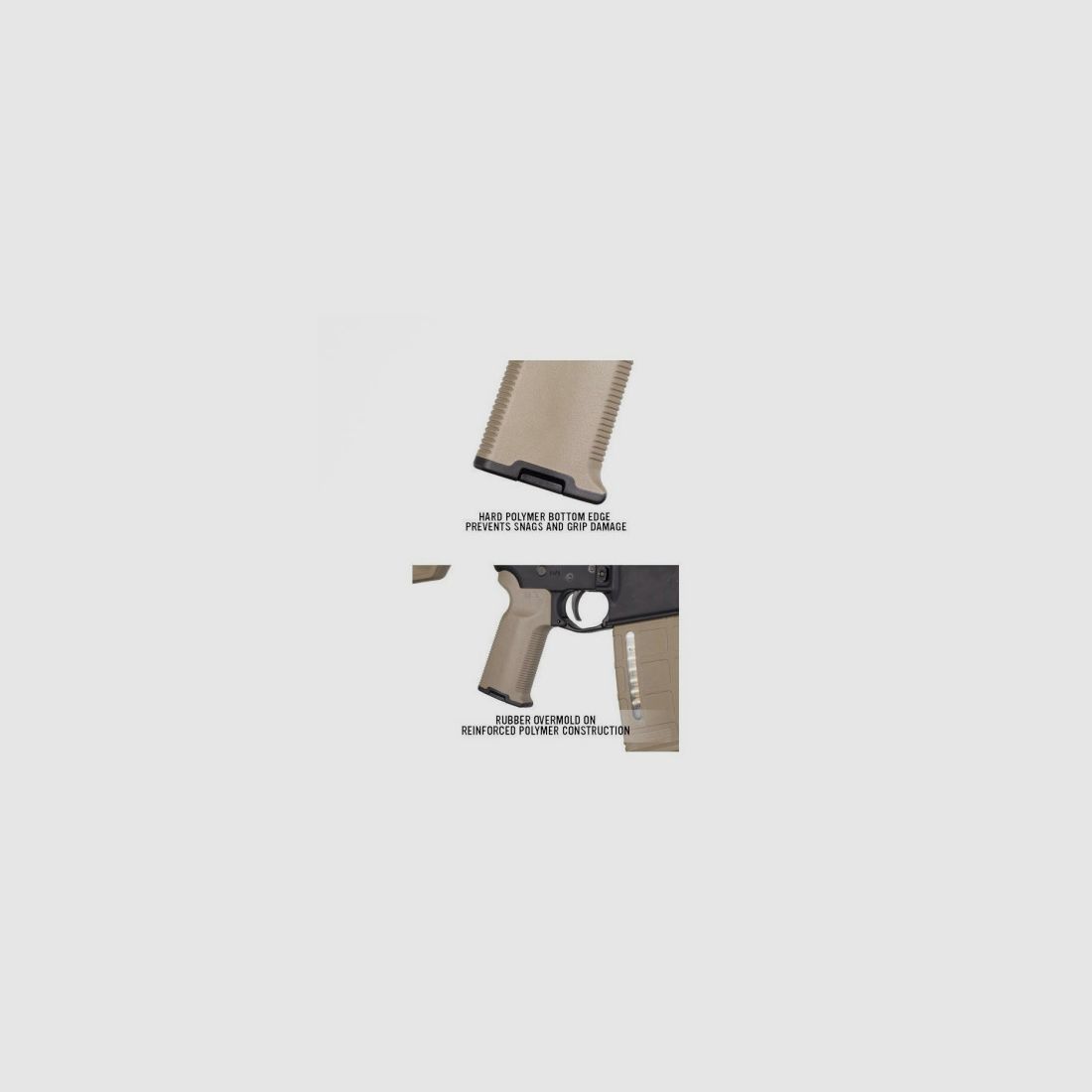 MAGPUL - Griff MOE-K2+ AR15/M4 Schwarz, Bild 4 von 7