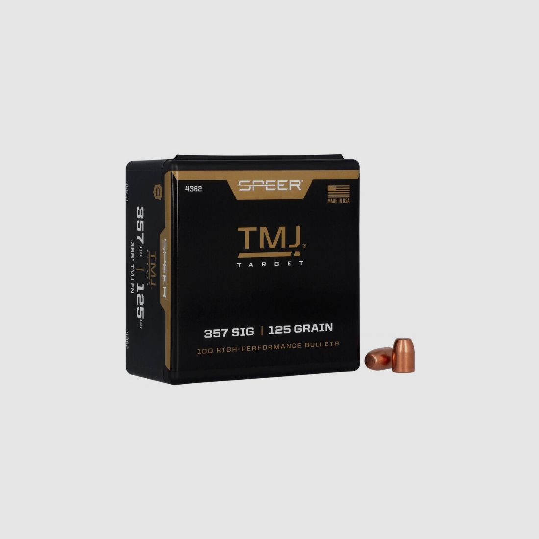 SPEER GESCHOSSE TMJ, 357 SIG, 125 GRAIN - 100 STÜCK
