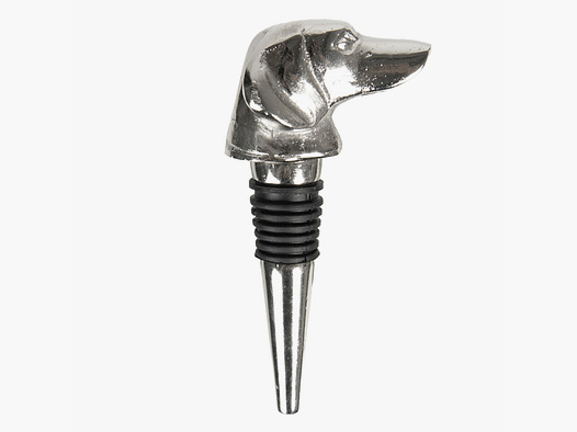 Accessoires Lovergreen motif tête de chien en bouchon de vin en métal