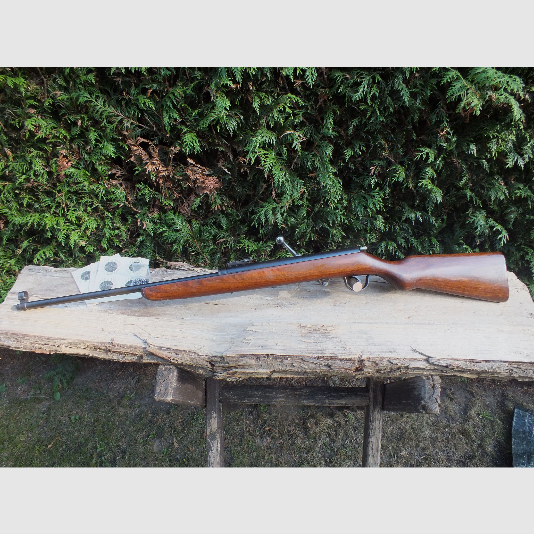 Suhler Repetier- Luftdruckgewehr Haenel 49a, DDR