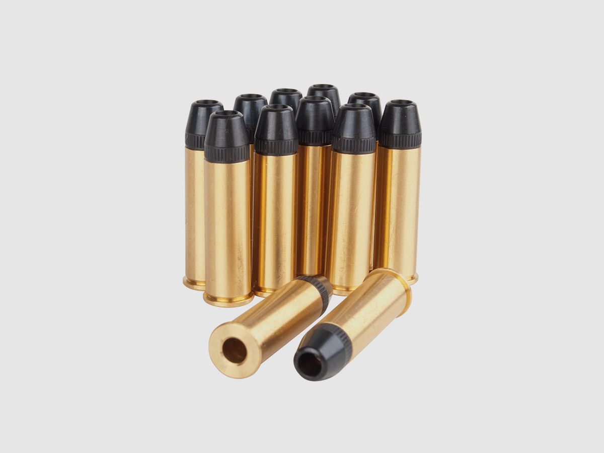 Dan Wesson Revolver Hülsen 12 x 1 Schuss 4,5mm - Druckluft Co2